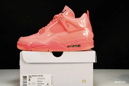 RETRO AQ9128-600 WMNS NRG AIR BLACK-VOLT' PUNCH 'HOT JORDAN 4 0808